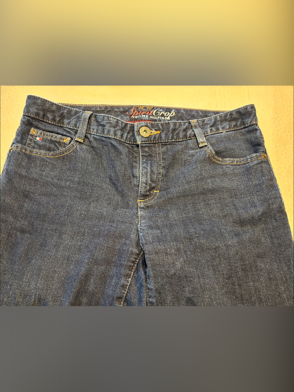 Tommy Hilfiger Straight Leg Dark Blue Jeans